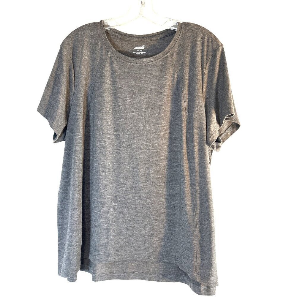 AVIA Womens Tee Gray Hi/Lo Size XXL-20